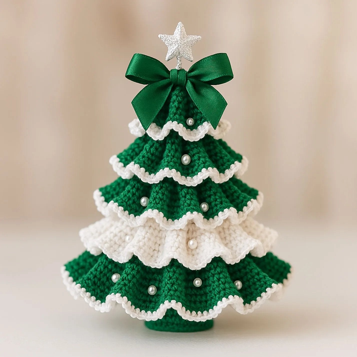 Weihnachtsrabatt🎄DIY Häkel-Weihnachtsbaum-Set – ✨Handgefertigtes Weihnachtsdekorationsset