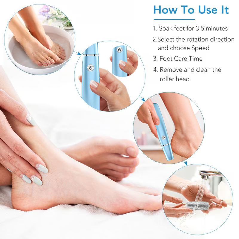 Elektrischer Hornhautentferner für die Füße⚡/Electric Feet Callus Remover⚡