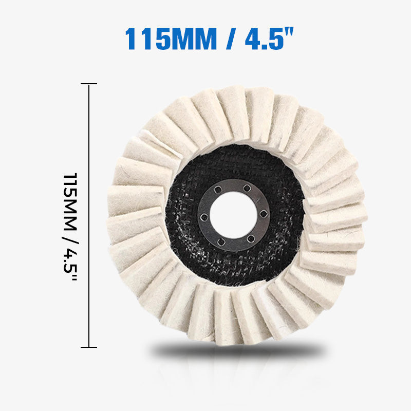 🎄✨Wollfilz-Lamellenpolierscheibe/🎄✨Wool felt lamellar polishing disc