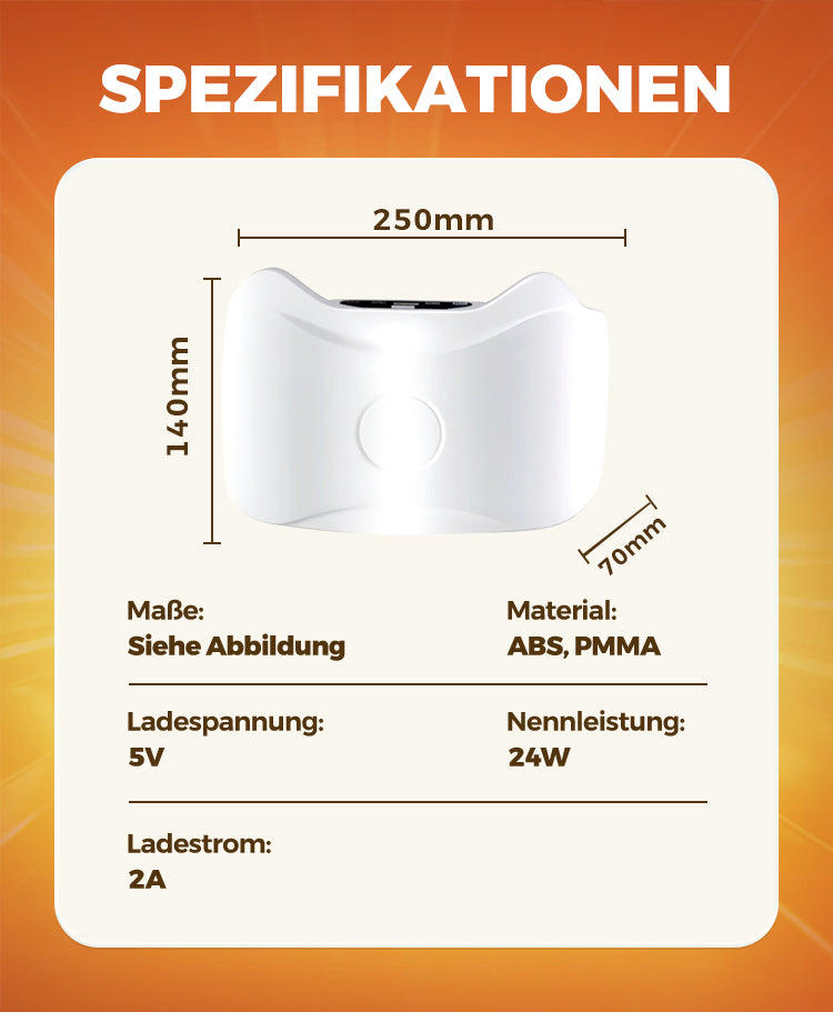 Elektrischer kabelloser Bauchmassagegerät für Fettverbrennung und Verdauung