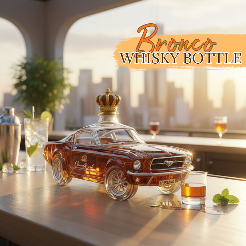 🥃Bronco Whiskyflasche