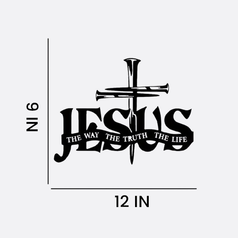 (🎁Letzter Tag 49 % RABATT)🔥Wandkunst mit Jesus- und Kreuz-Design – ⌛Limitierte handgefertigte Serie