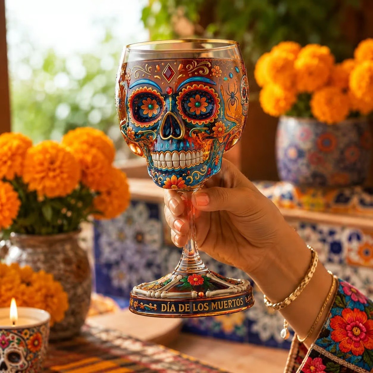 “Day of the Dead“-Sammlerkelch – Kunstglas in limitierter Auflage