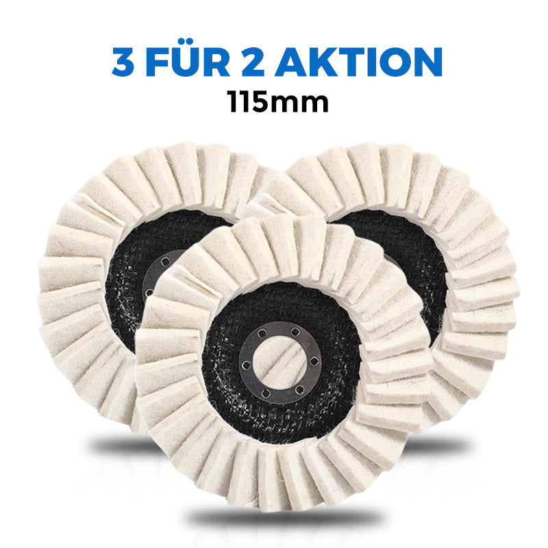 🎄✨Wollfilz-Lamellenpolierscheibe/🎄✨Wool felt lamellar polishing disc