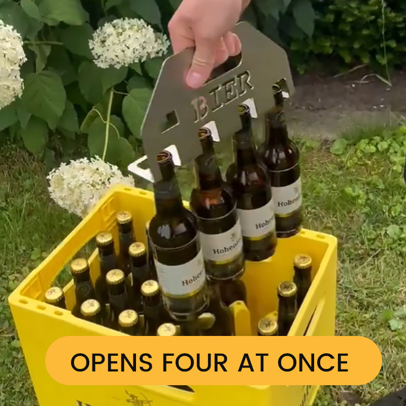 🍻Der Quad-Bieröffner & -Träger