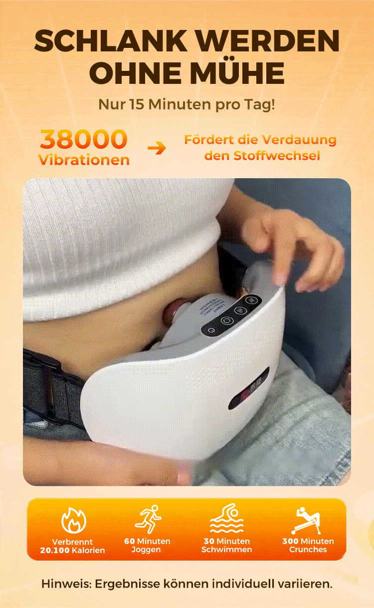 Elektrischer kabelloser Bauchmassagegerät für Fettverbrennung und Verdauung