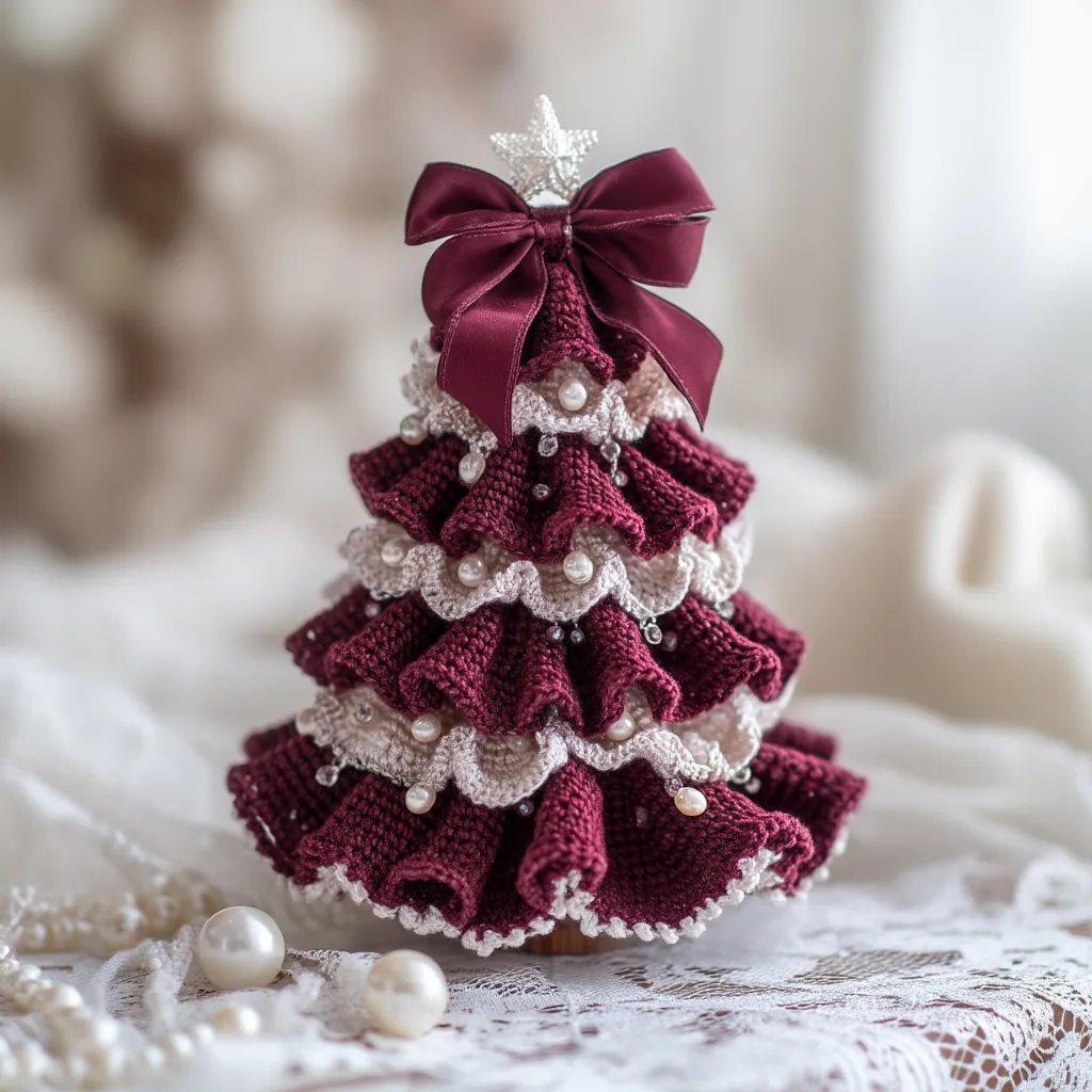 Weihnachtsrabatt🎄DIY Häkel-Weihnachtsbaum-Set – ✨Handgefertigtes Weihnachtsdekorationsset