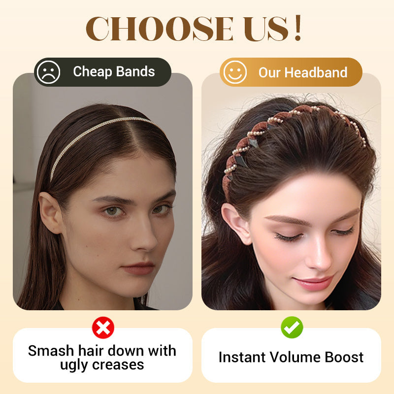 🔥Kaufen Sie 1 und erhalten Sie 2 gratis🔥Vintage High Cranium Kunstperlen Stirnband