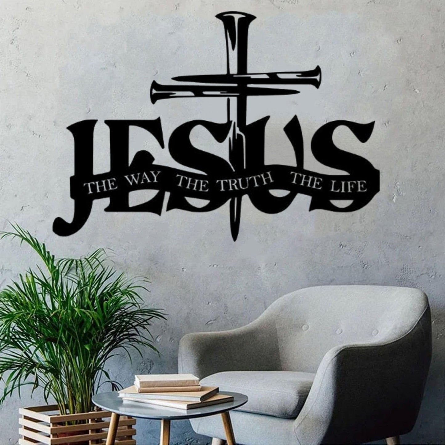 (🎁Letzter Tag 49 % RABATT)🔥Wandkunst mit Jesus- und Kreuz-Design – ⌛Limitierte handgefertigte Serie