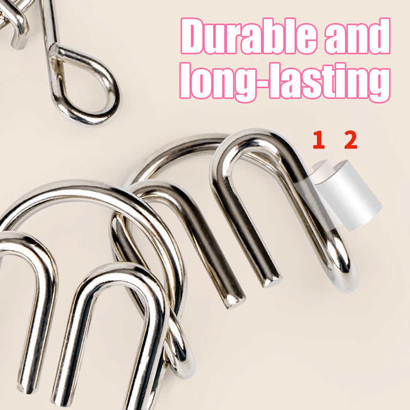 👨Metal Brain Teaser Puzzles Ring Lernspielzeug