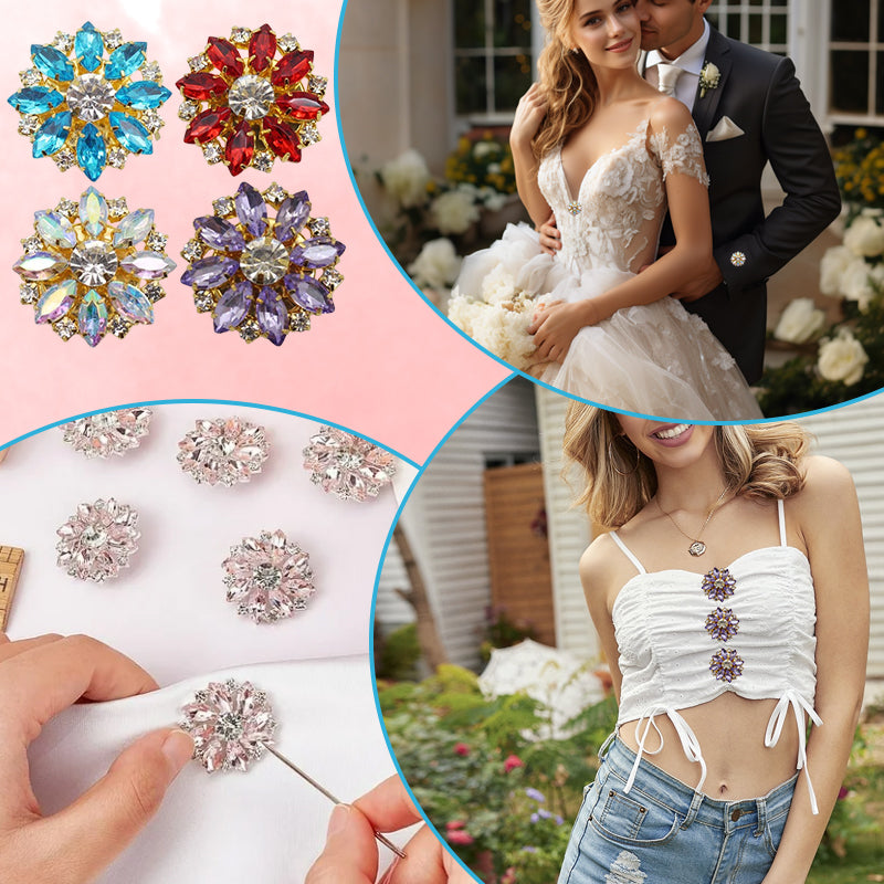 🎄💎Clip-On-Knopfschmuck