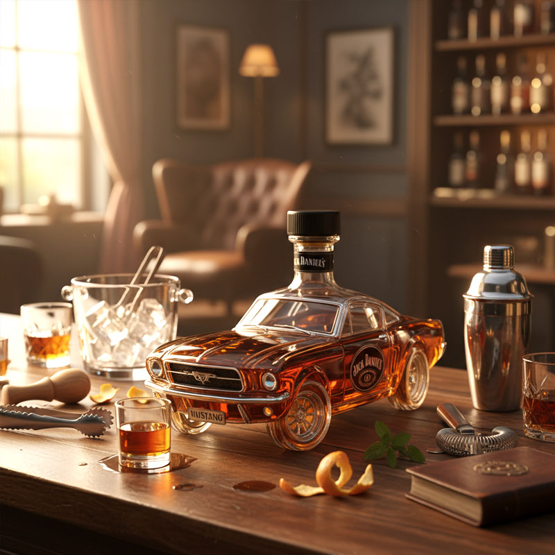 🥃Bronco Whiskyflasche
