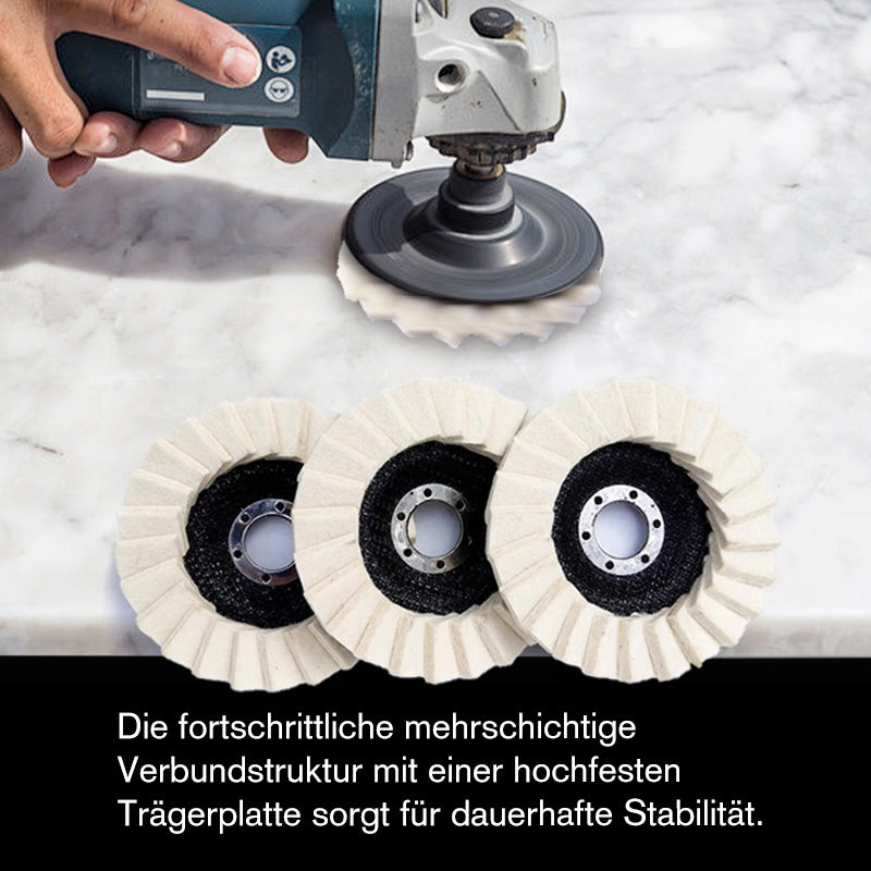 🎄✨Wollfilz-Lamellenpolierscheibe/🎄✨Wool felt lamellar polishing disc