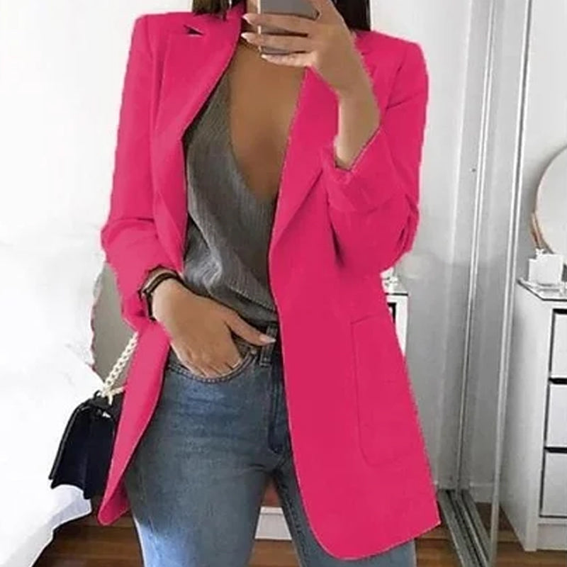 ✨👸Modischer Damen-Cardigan mit Revers und Temperament-Blazer für Herbst und Winter