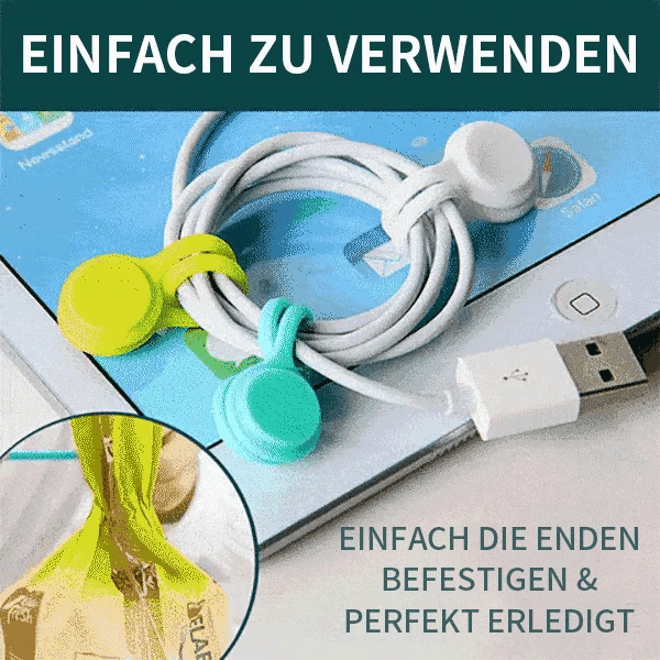 🎁 Snap-On Magnetische Kabelbinder(5 Stück)