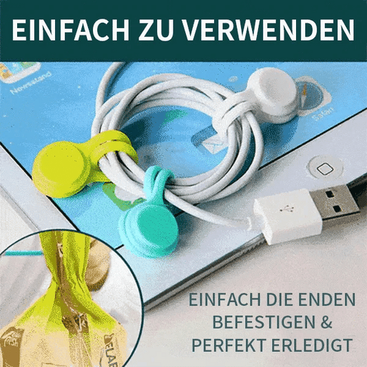 🎁 Snap-On Magnetische Kabelbinder(5 Stück)