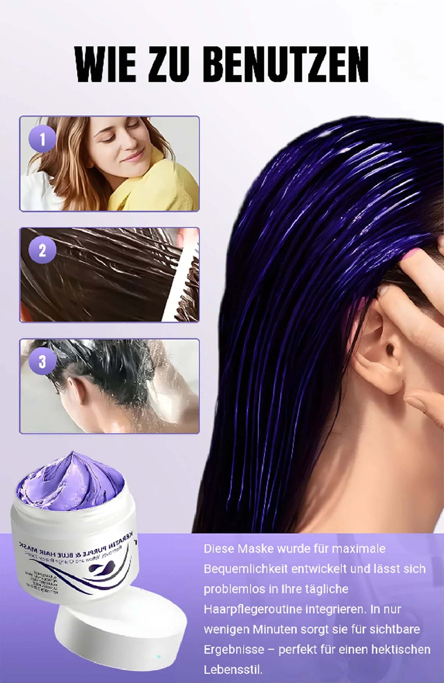 Lila Keratin-Conditioner/Purple Keratin Conditioner