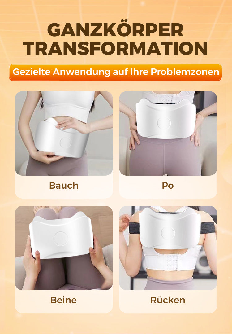 Elektrischer kabelloser Bauchmassagegerät für Fettverbrennung und Verdauung