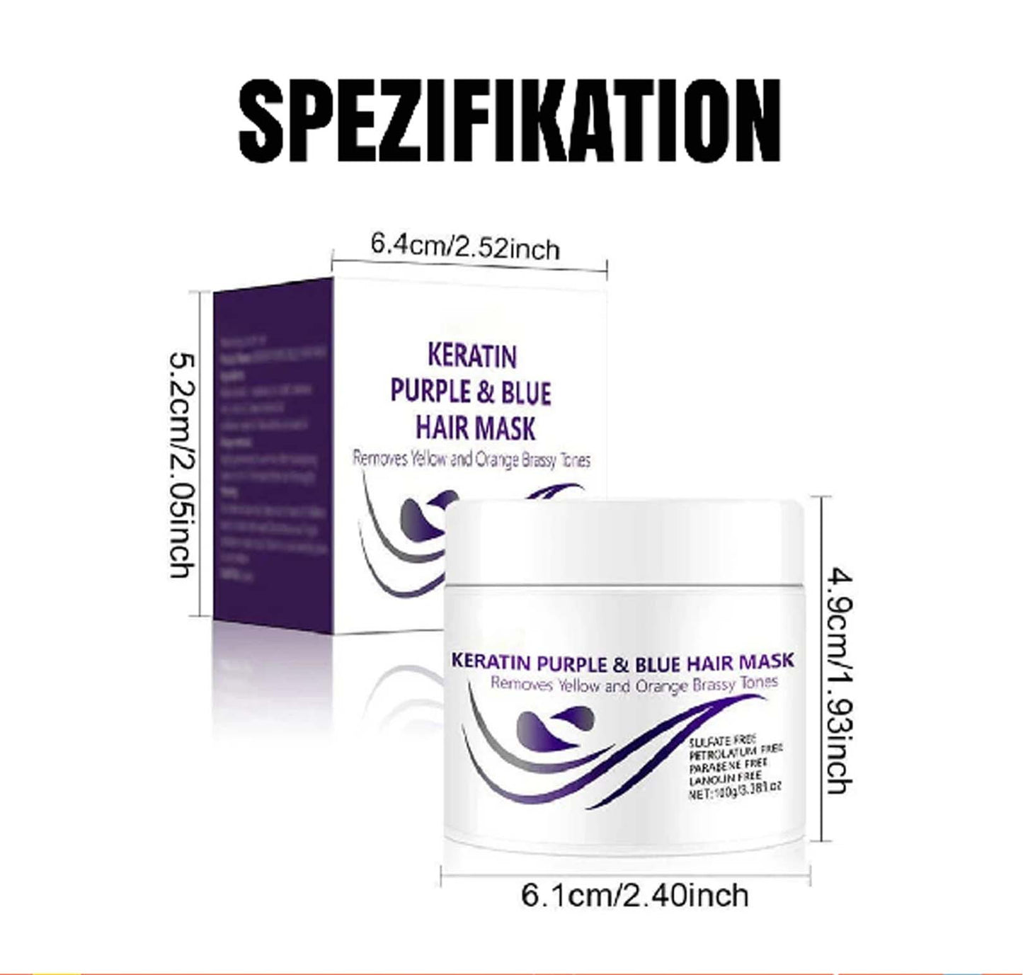 Lila Keratin-Conditioner/Purple Keratin Conditioner