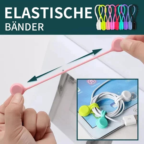 🎁 Snap-On Magnetische Kabelbinder(5 Stück)