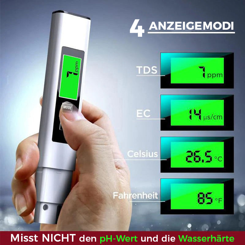 Multifunktionaler Wasserqualitätsteststift