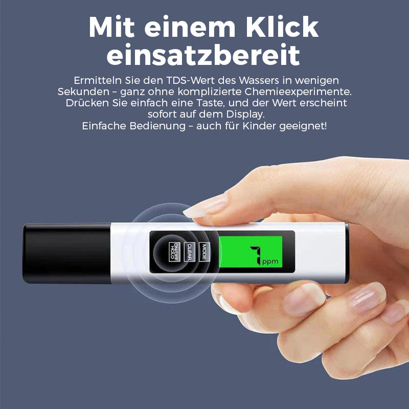 Multifunktionaler Wasserqualitätsteststift