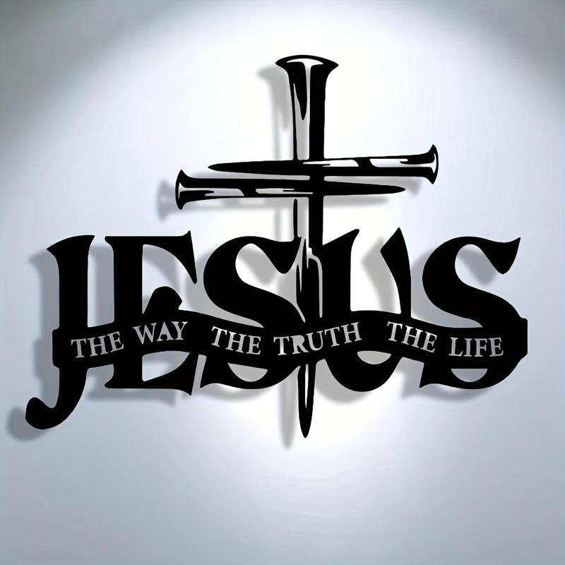 (🎁Letzter Tag 49 % RABATT)🔥Wandkunst mit Jesus- und Kreuz-Design – ⌛Limitierte handgefertigte Serie