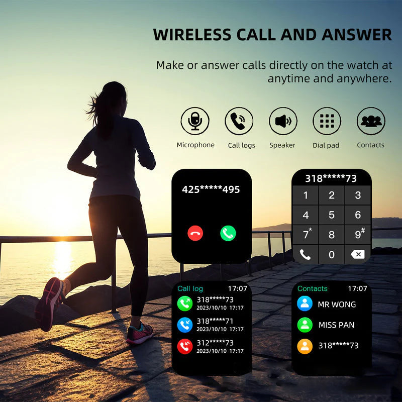 【HW】Multifunktionale Bluetooth-Smart-Sportuhr