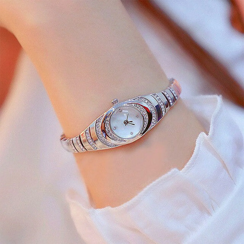💎Damenuhren mit Kristallarmbändern⌚⌛