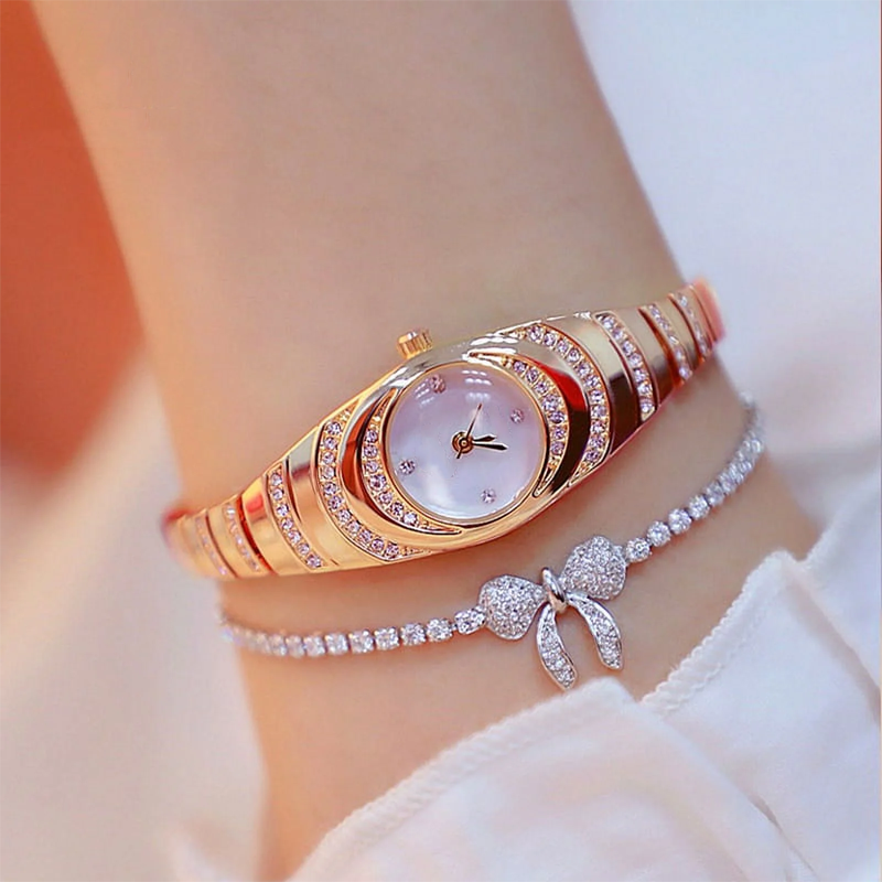 💎Damenuhren mit Kristallarmbändern⌚⌛