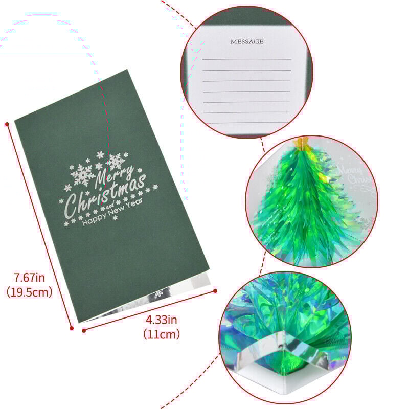 3D-Popup-Karte Weihnachtsbaum