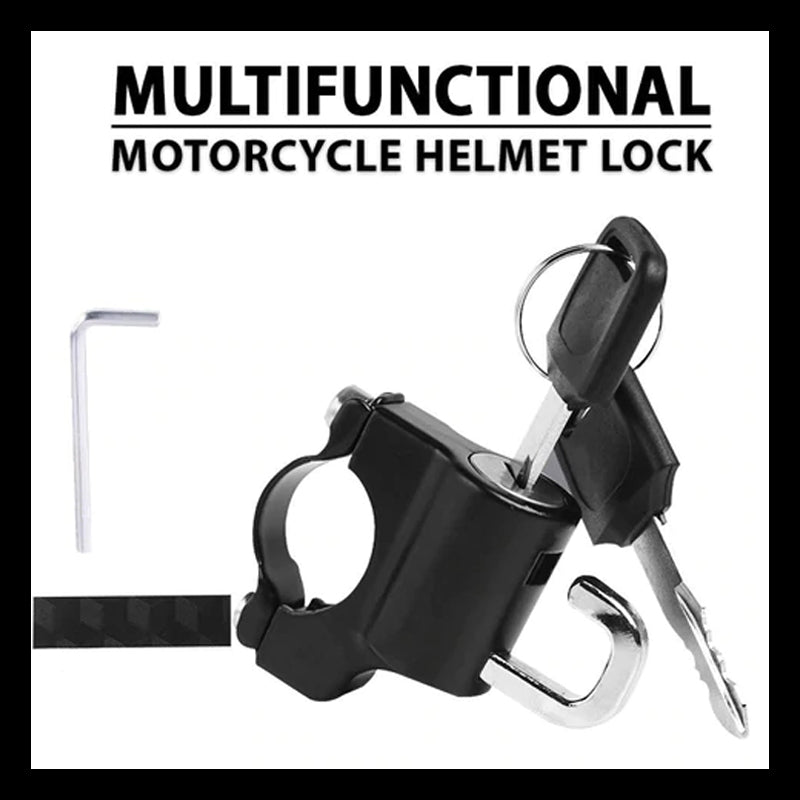 Multifunktionales Motorradhelmschloss