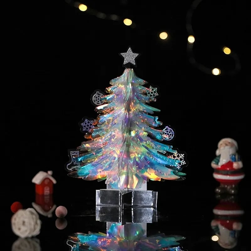 3D-Popup-Karte Weihnachtsbaum