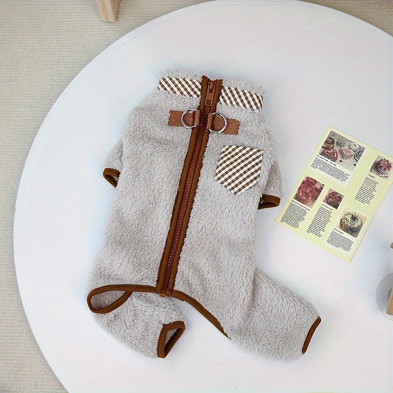 🐶Die Thermokleidung mit Doppelring-Knöpfen