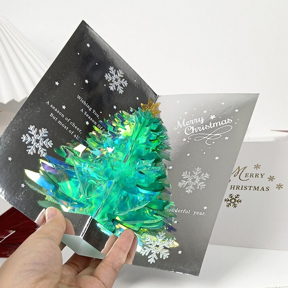 3D-Popup-Karte Weihnachtsbaum