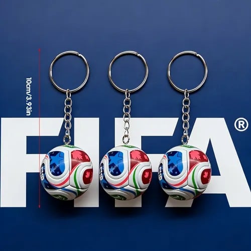 Schlüsselanhänger zur FIFA-Fußball-Weltmeisterschaft 2026 (USA-MEX-CAN): Trage den Geist des Spiels überallhin mit dir ✨