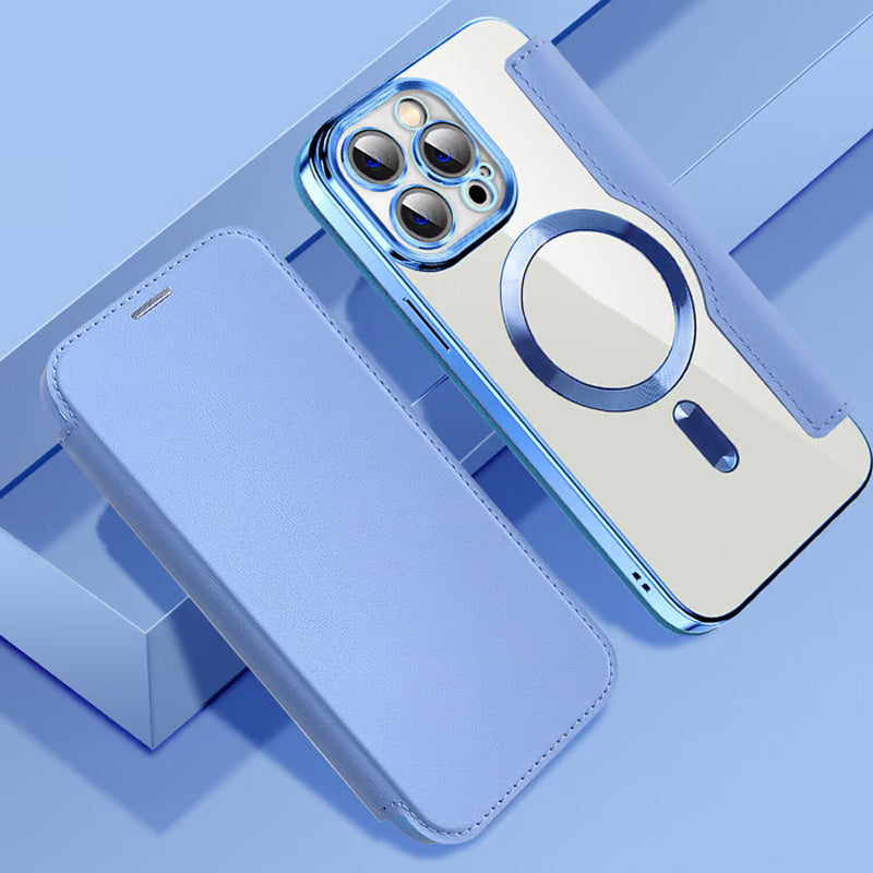 📱Neue strukturierte Leder-Flip-Iphone-Hülle