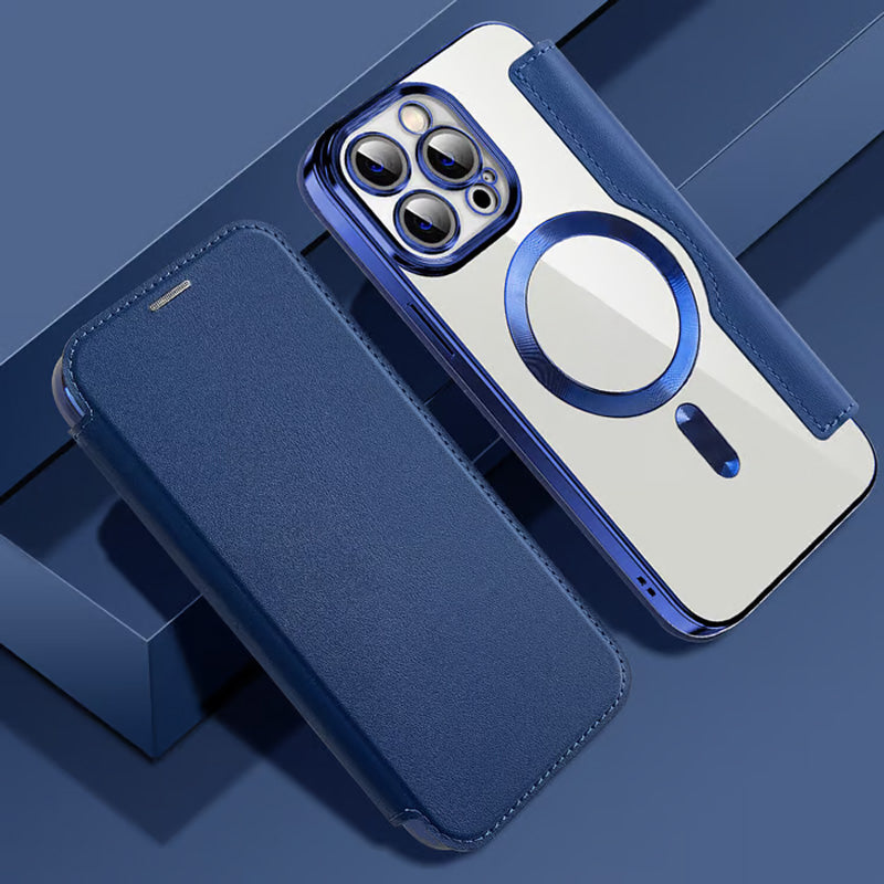 📱Neue strukturierte Leder-Flip-Iphone-Hülle