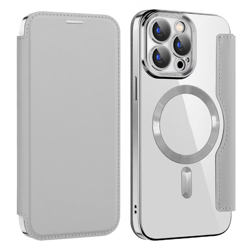 📱Neue strukturierte Leder-Flip-Iphone-Hülle