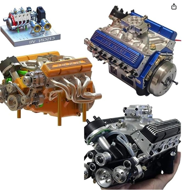 🔥 Modellbausätze für Small-Block-V8-OHV-Benzinmotoren