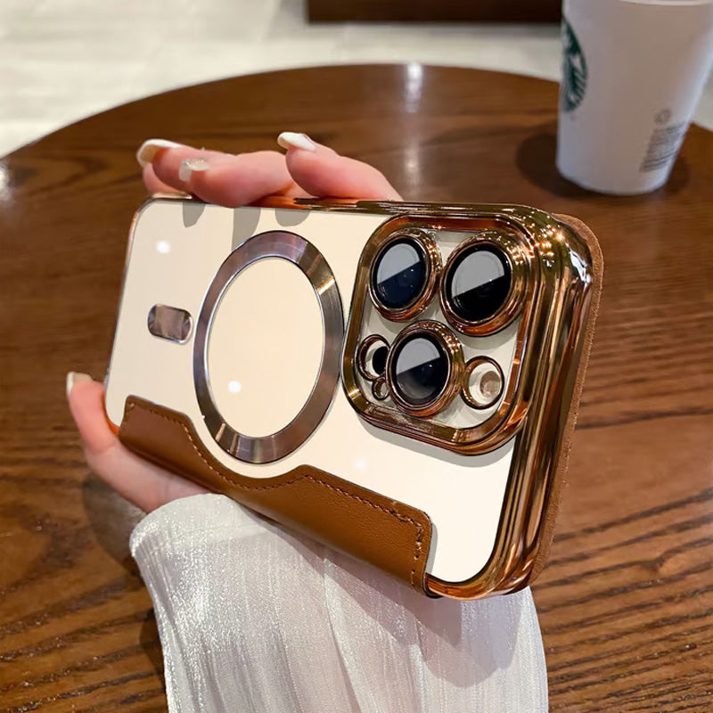 📱Neue strukturierte Leder-Flip-Iphone-Hülle