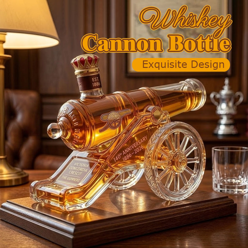Whiskey-Kanone – Kreativer Dekanter in Kanonenform