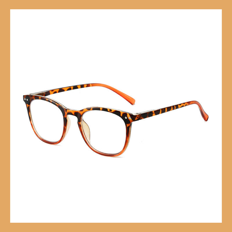 Damen-Lesebrille mit sexy Leopardenmuster, Anti-Blaulicht-Farbverlauf