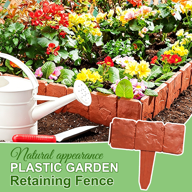 ⏰LIMITIERTES ANGEBOT: 50% RABATT! 🌿 Gartenzaun aus Kunststein – Wetterfest, Langlebig & Einfach zu Installieren 🏡