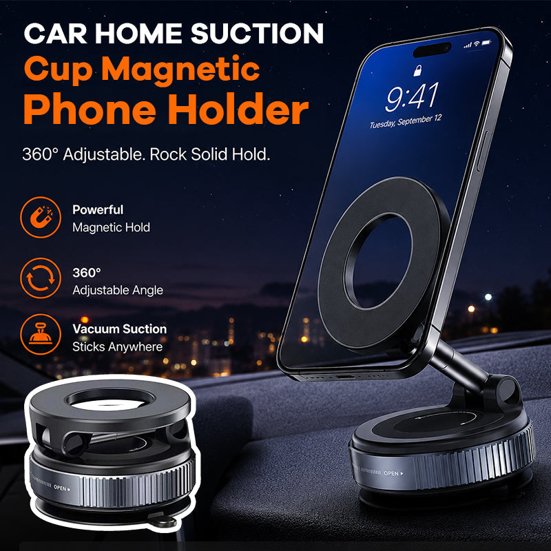 🚗 Magnetische Handyhalterung mit Saugnapf für Auto und Zuhause