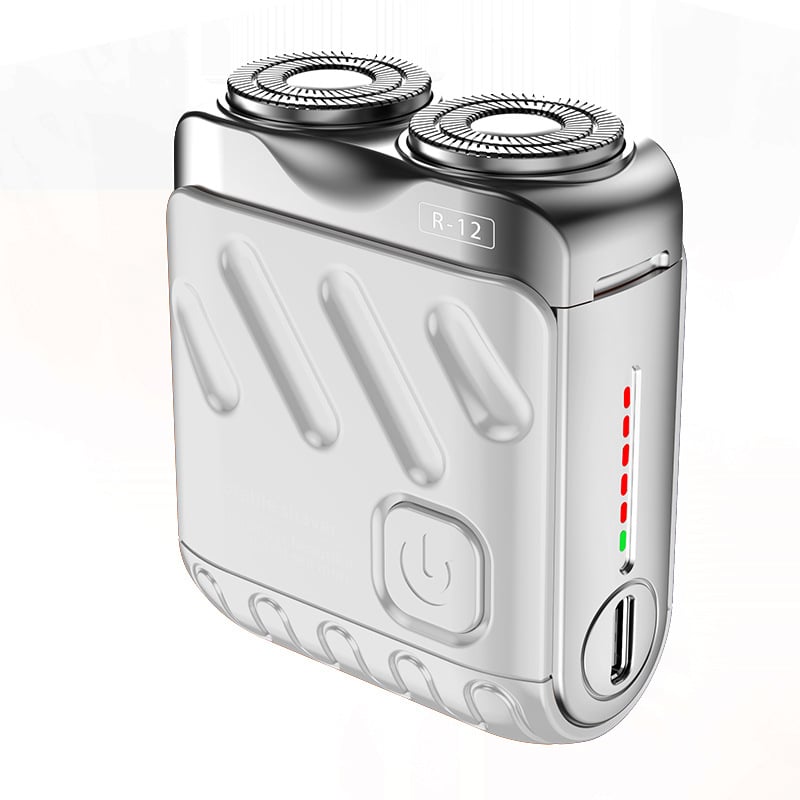 Tragbarer rotierender Elektrorasierer mit zwei Ringen/Portable Rotary Dual Ring Electric Shaver