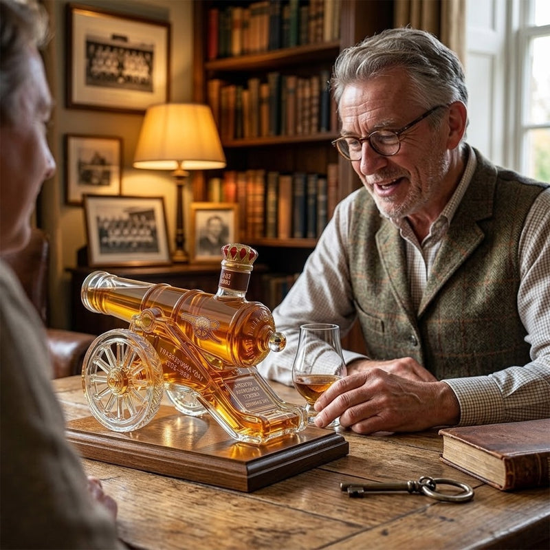Whiskey-Kanone – Kreativer Dekanter in Kanonenform