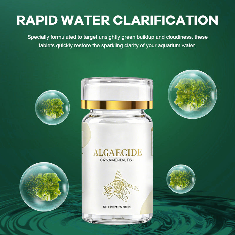 100 Stück Aquarien-Wasserreinigungstabletten