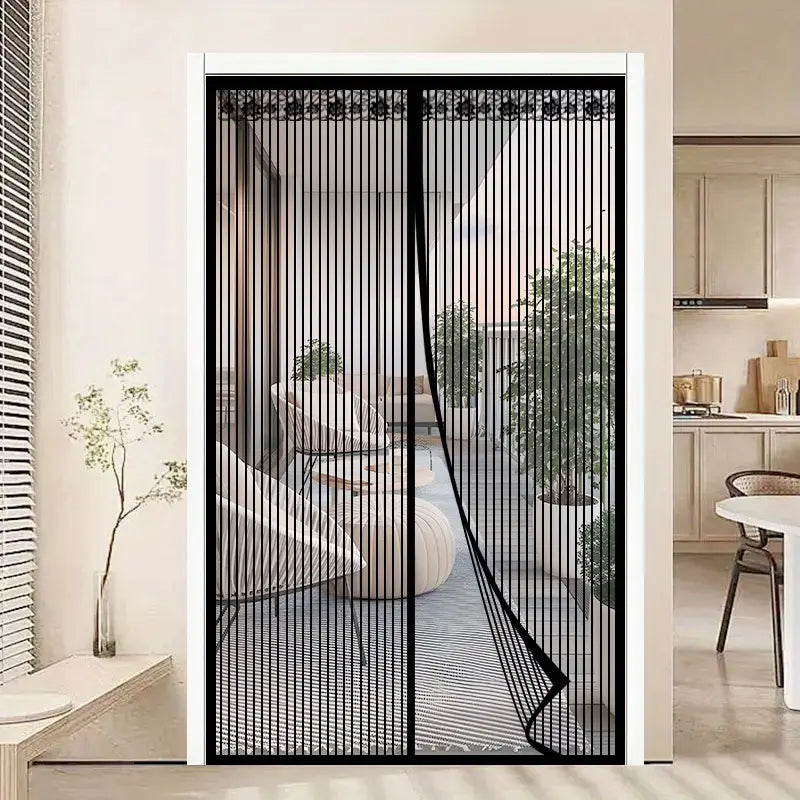 Magic Mesh magnetischer Fliegengitter-Türvorhang für den Sommer