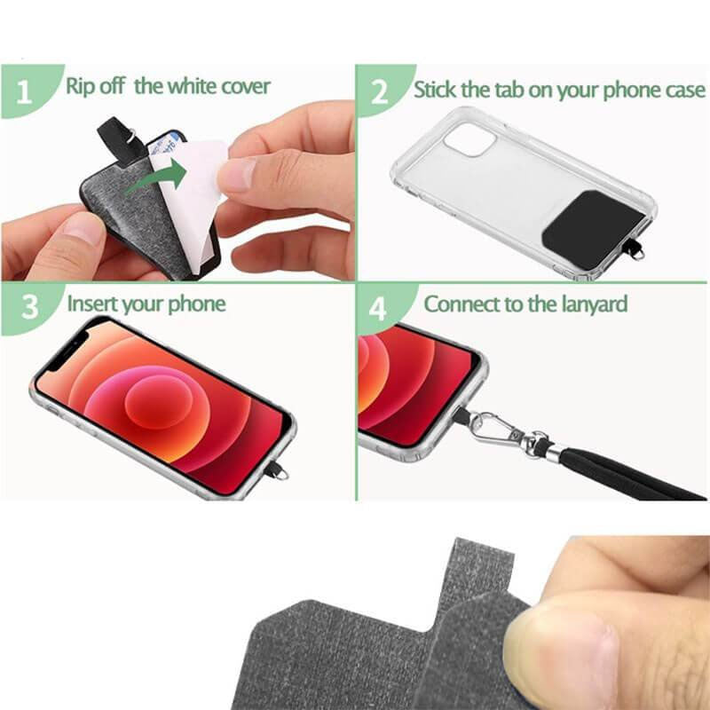🔥 Universelle Umhänge-Patch-Handy-Lanyards